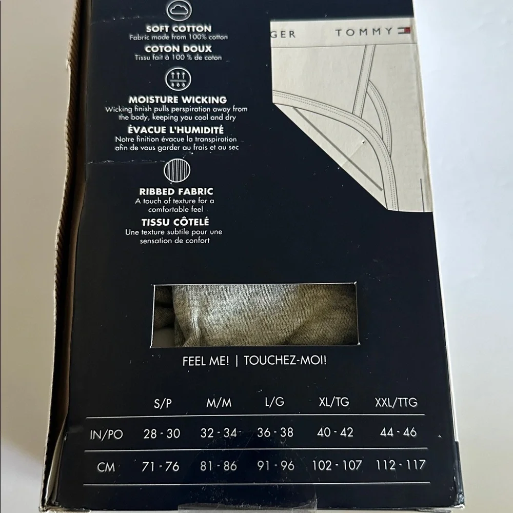 NWT Tommy Hilfiger Men's Black and Gray Briefs/ underwear